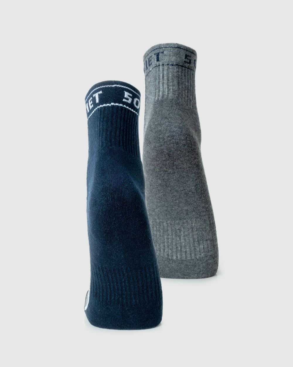 SOVIET AM SWIFT 2PK SHORT SOCK NAVY-GREY