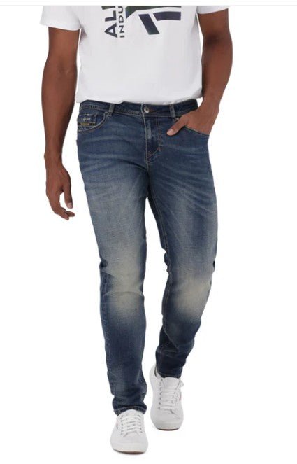 Alpha AI Milan Jeans Midblue - Shazem - MENS JEANS - ALPHA