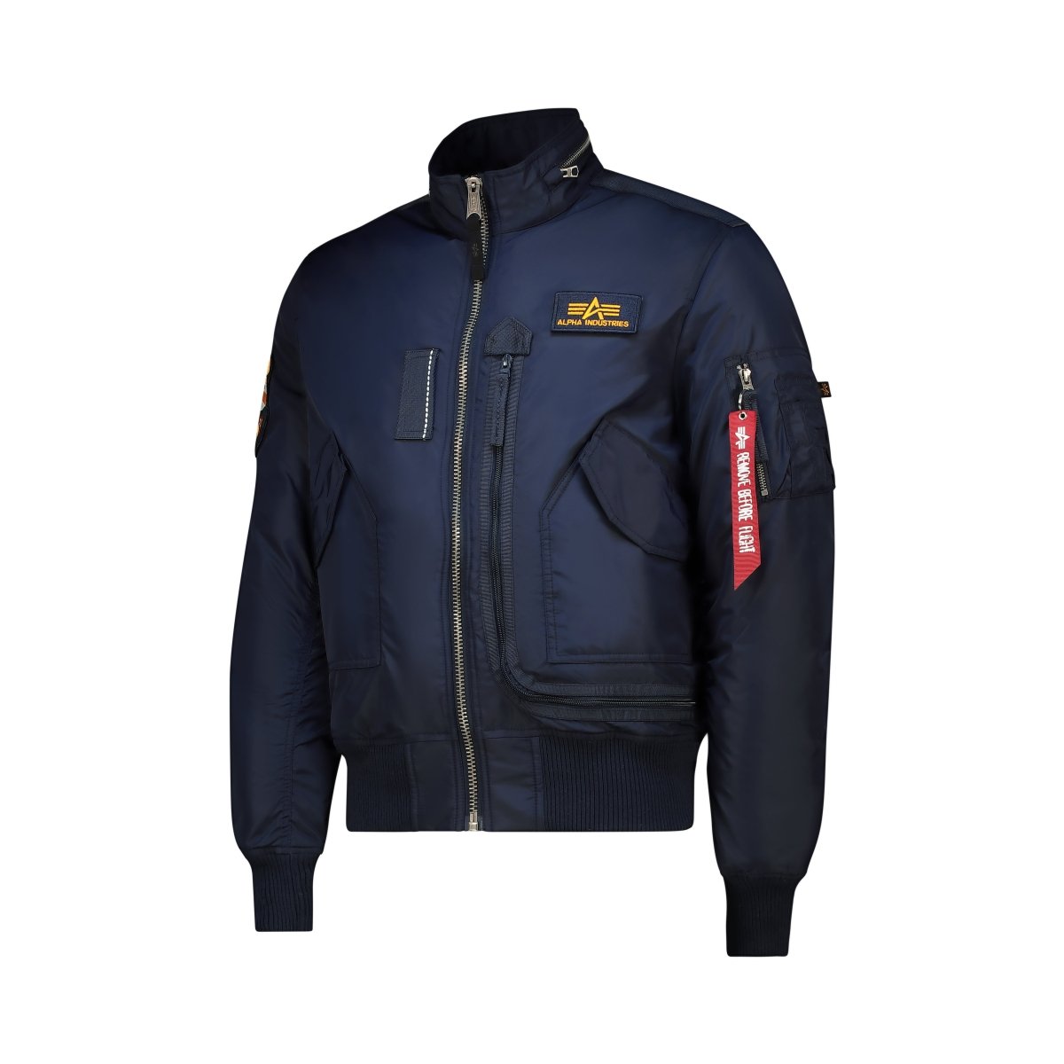 Unisex Alpha Engine Jacket in Rep Blue, featuring a lightweight design with a zip-up front and sporty style.