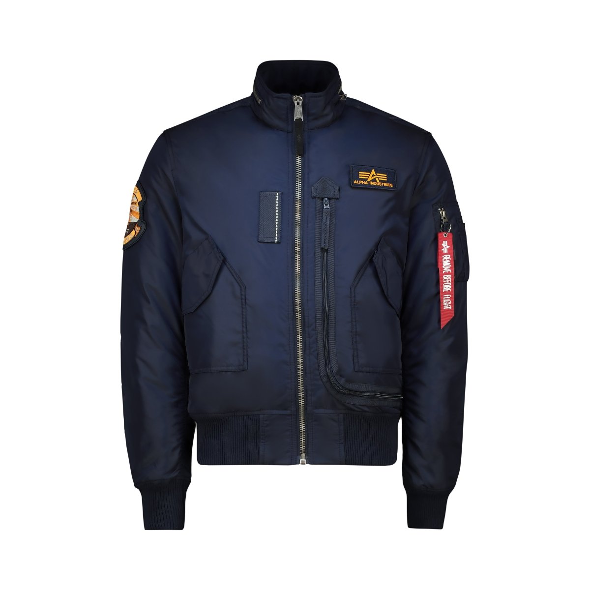 Unisex Alpha Engine Jacket in vibrant Rep Blue, featuring a sleek design and durable fabric for stylish, functional outerwear.