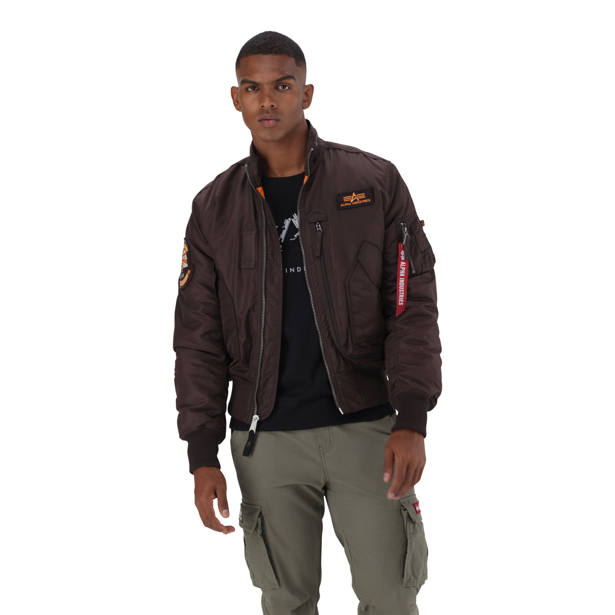 ALPHA CX ENGINE JACKET HUNTER BROWN - Shazem