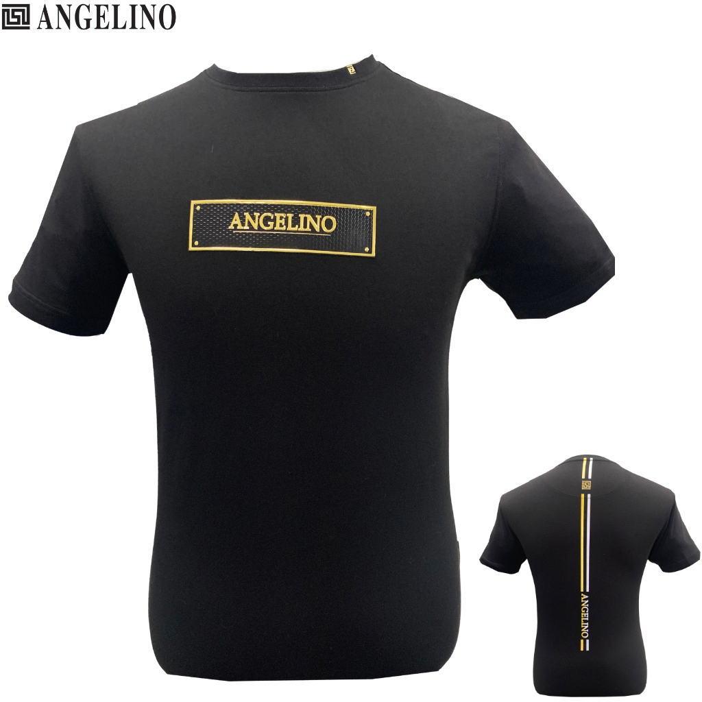 ANGELINO CM MASERATTI TEE BLACK - Shazem