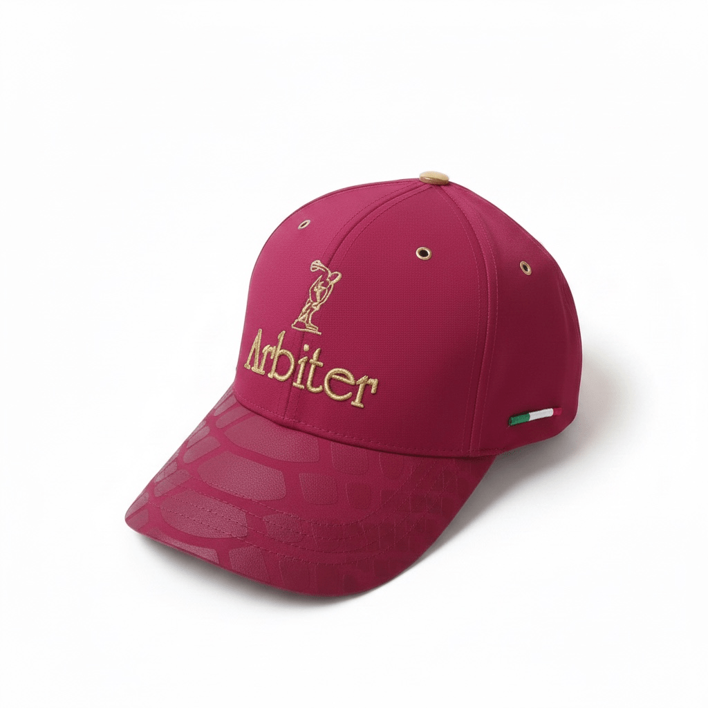 Arbiter Cocco Peak Cap Burgundy - Shazem - UNISEX HEADWEAR - ARBITER