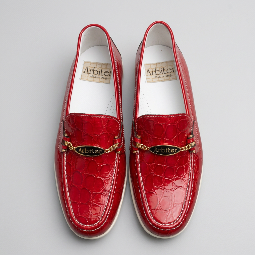 Red Arbiter Print Cocco men's casual footwear featuring stylish design and comfortable fit, ideal for everyday wear.