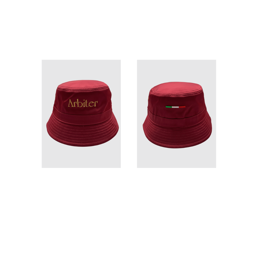 Arbiter Satin Bucket Hat Burgundy - Shazem - UNISEX HEADWEAR - ARBITER