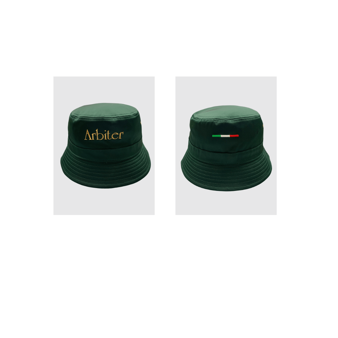 Arbiter Satin Bucket Hat Green - Shazem - UNISEX HEADWEAR - ARBITER