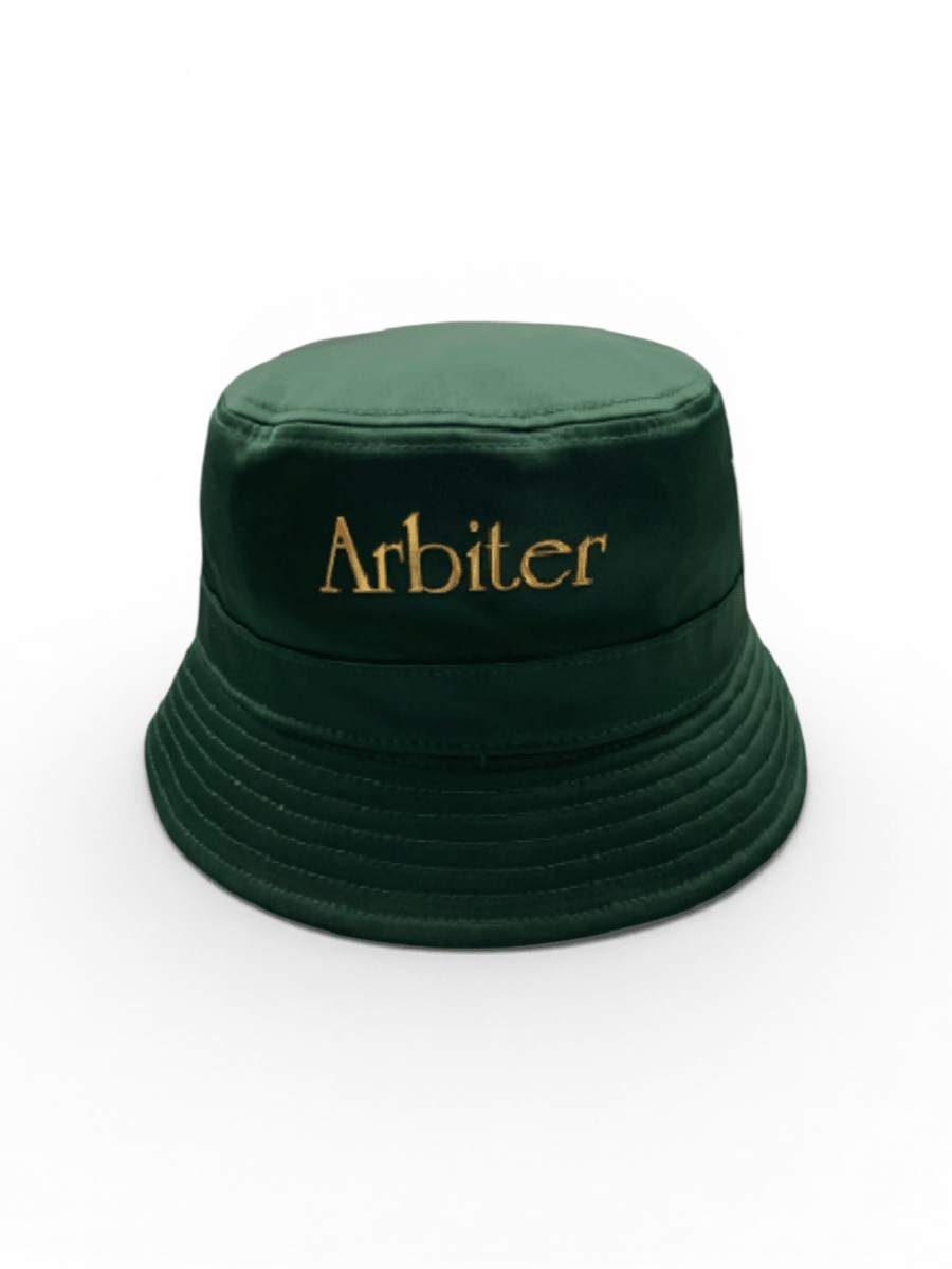 Arbiter Satin Bucket Hat Green - Shazem - UNISEX HEADWEAR - ARBITER