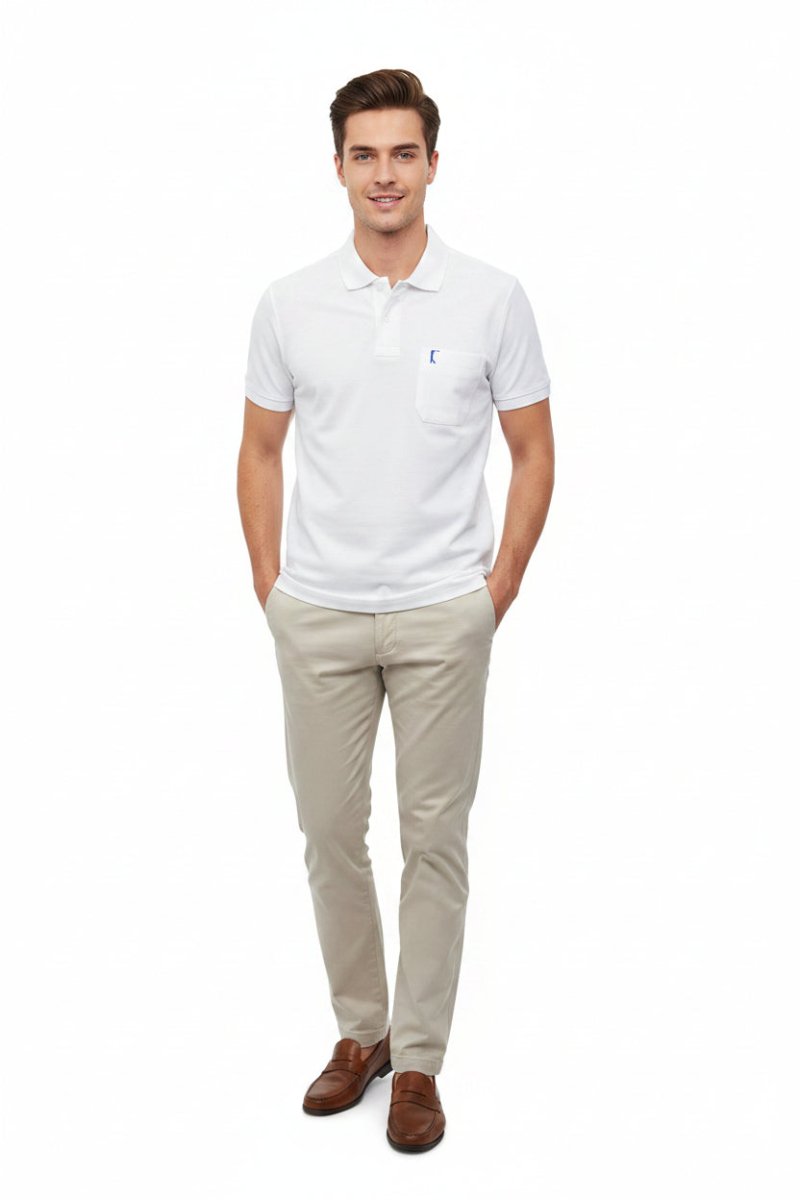 Ballantyne Golfer (BX8) White - Shazem - MENS GOLFER - BALLANTYNE