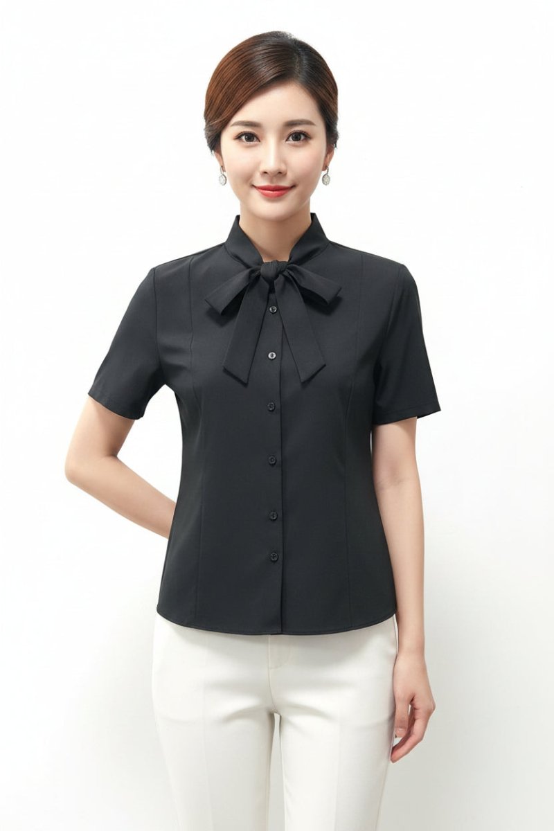 BOUCHARA CL SR55 BLACK - Shazem - WOMENS TOPS - BOUCHARA