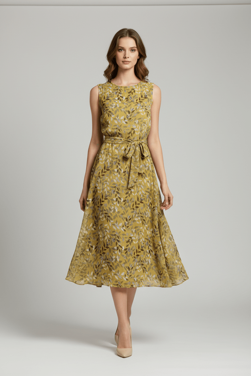 Bouchara DJ82 women's mustard dress jacket with 3/4 sleeves, stylish and lightweight for a sophisticated look.