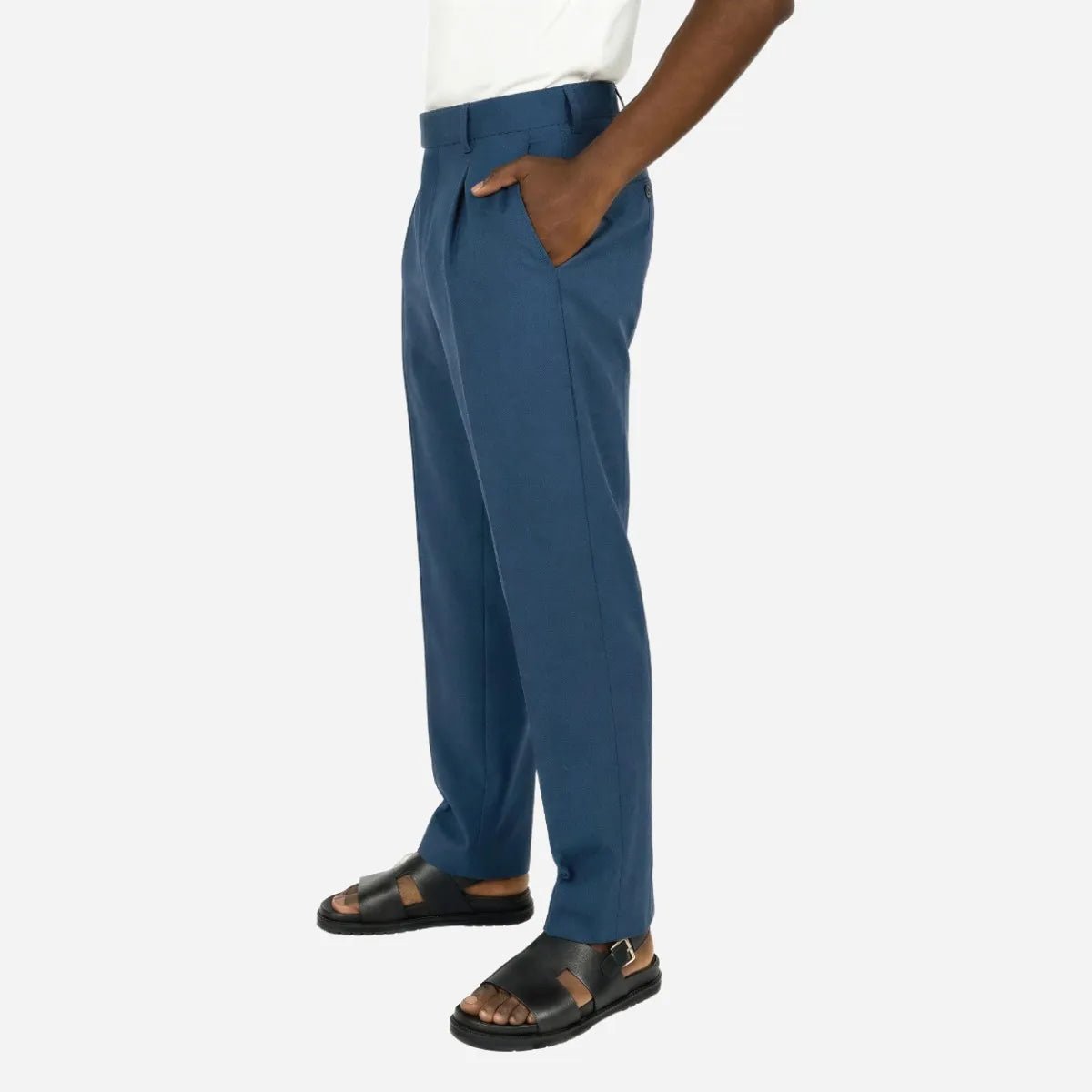 Brentwood Trouser Airforce - Shazem - MENS FORMAL PANTS - BRENTWOOD
