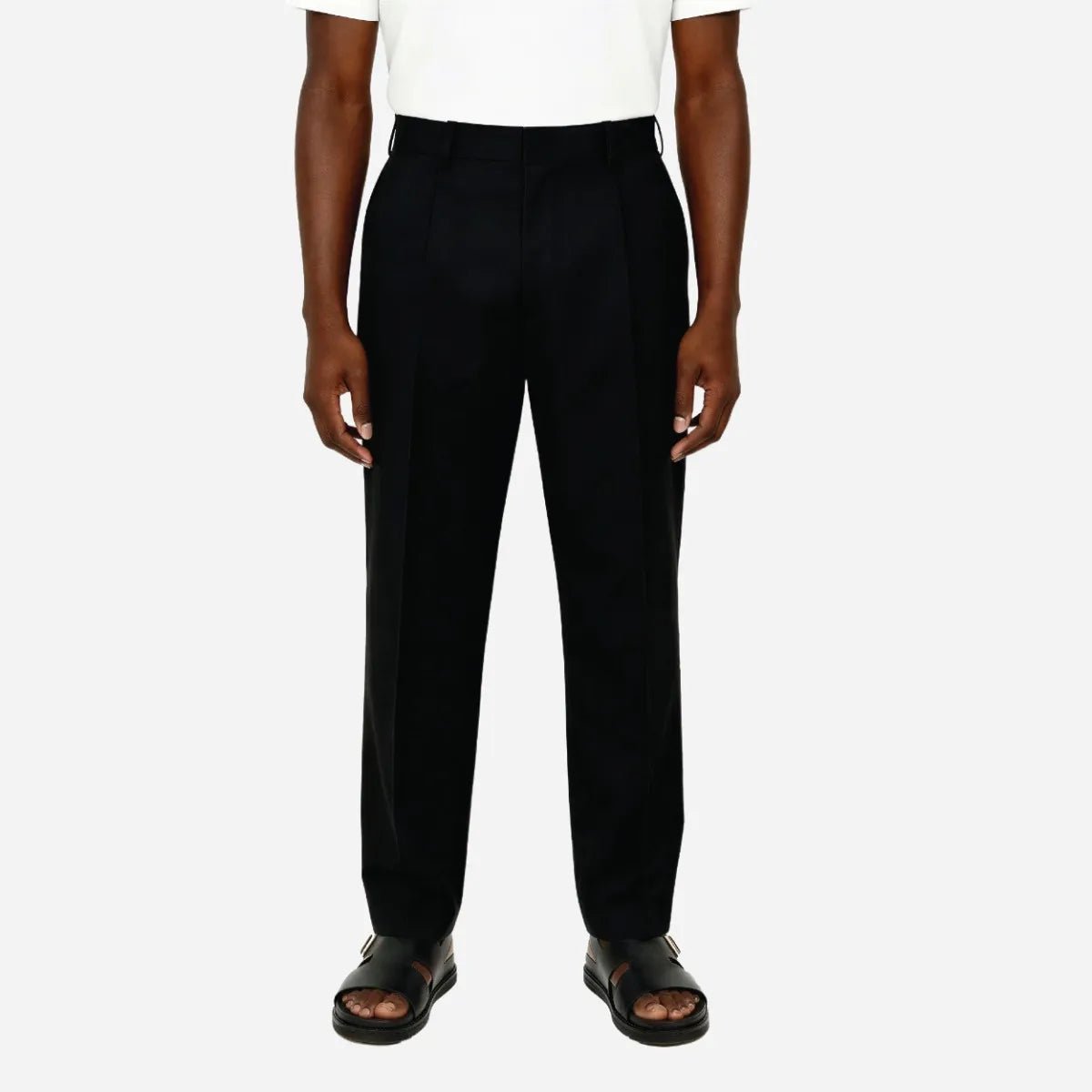 Brentwood Trouser Black - Shazem - MENS FORMAL PANTS - BRENTWOOD
