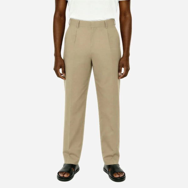 Brentwood Trouser Fawn - Shazem - MENS FORMAL PANTS - BRENTWOOD