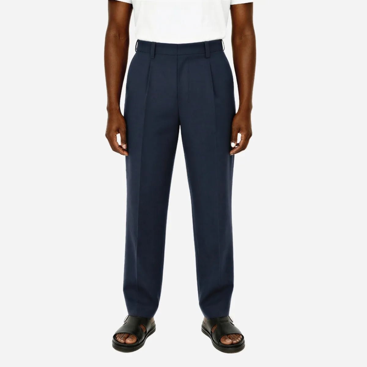 Brentwood Trouser Navy - Shazem - MENS FORMAL PANTS - BRENTWOOD