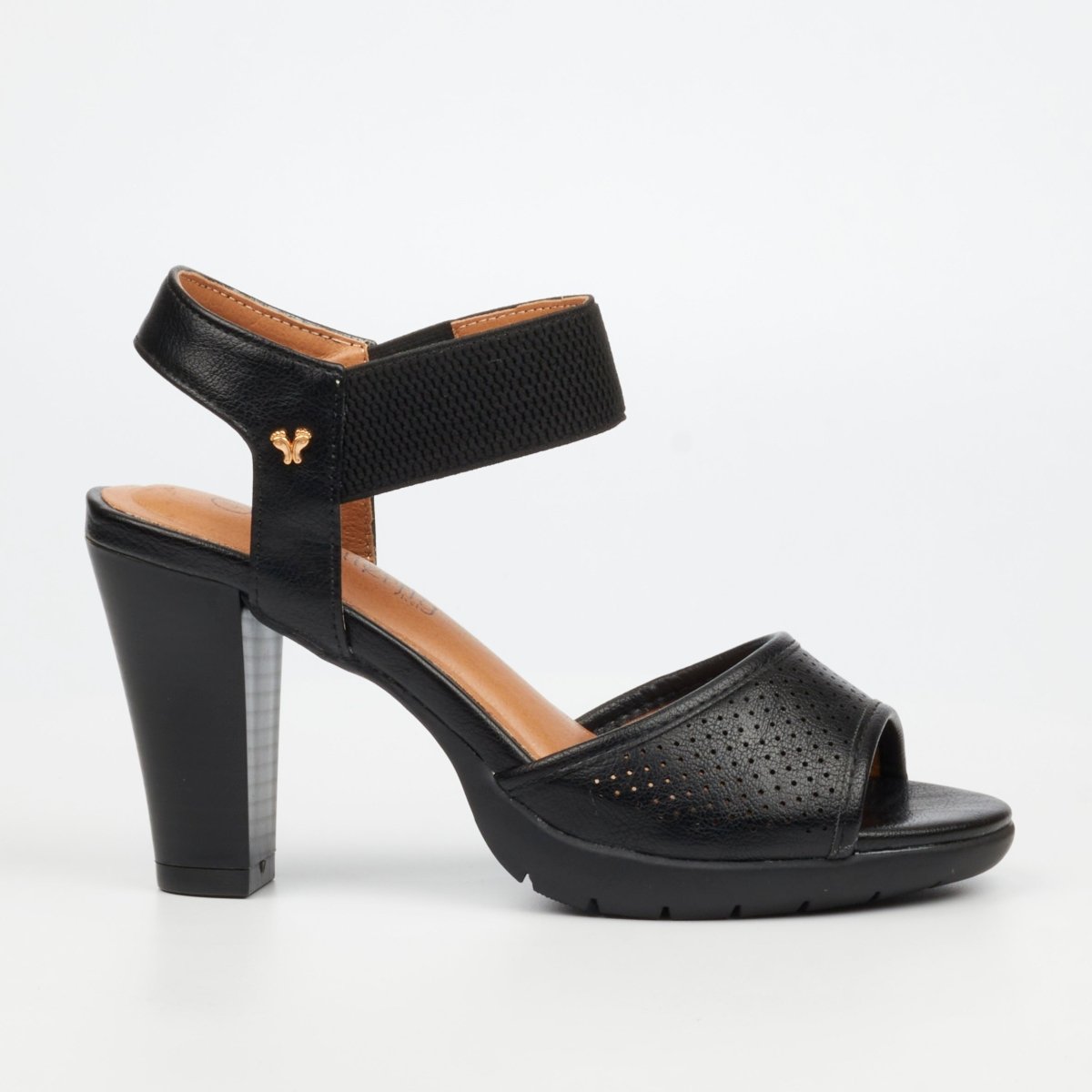 Butterfly Feet Raina 2 Heel Black - Shazem - WOMENS SANDALS - BUTTERFLY FEET