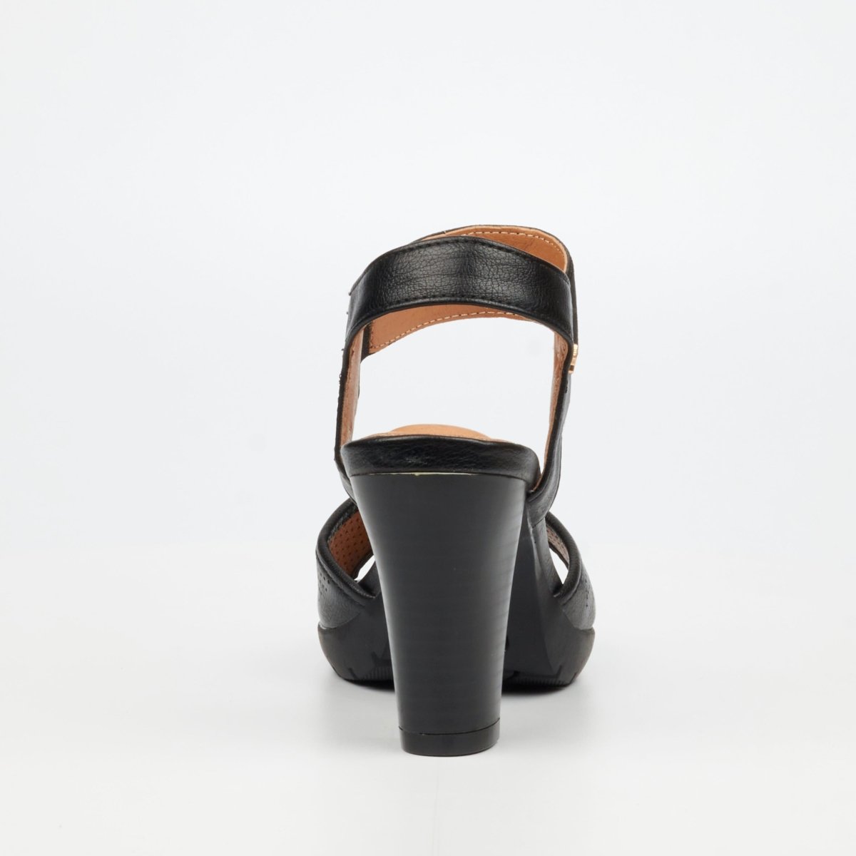 Black Butterfly Feet Raina 2 Heel women's sandals with open toe and ankle strap, stylish and comfortable footwear for summer.