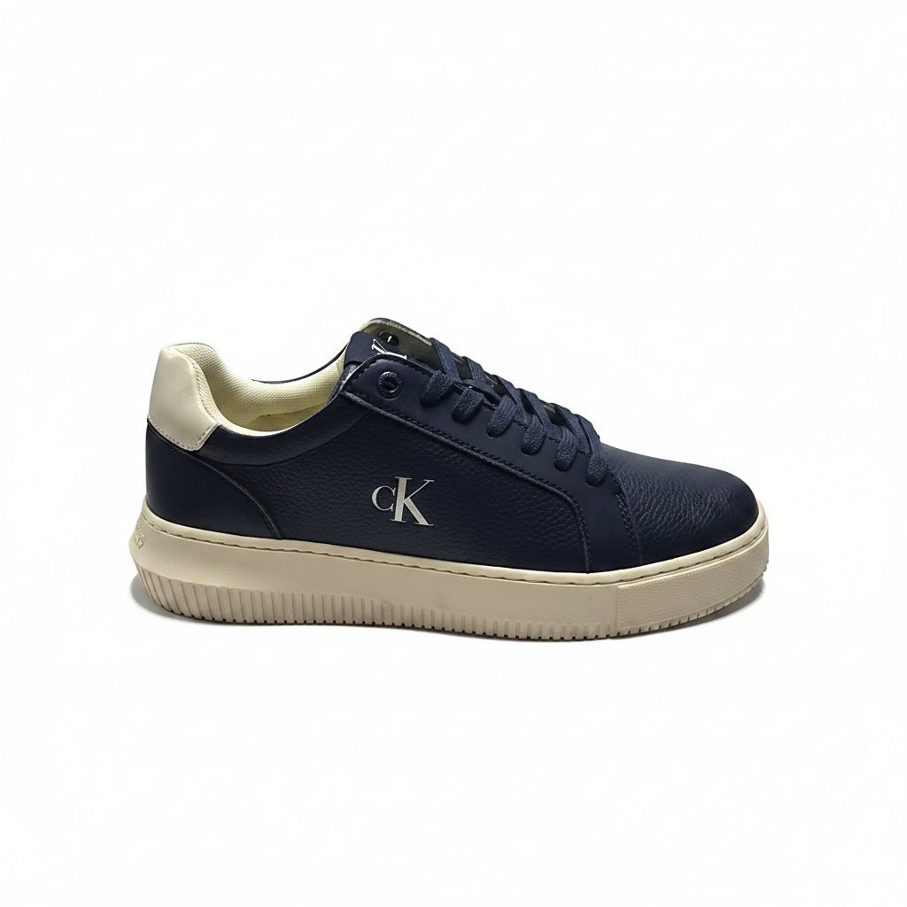 Calvin Klein Chunky Cupsole Leather Navy - Shazem - MENS SNEAKERS - CALVIN KLEIN