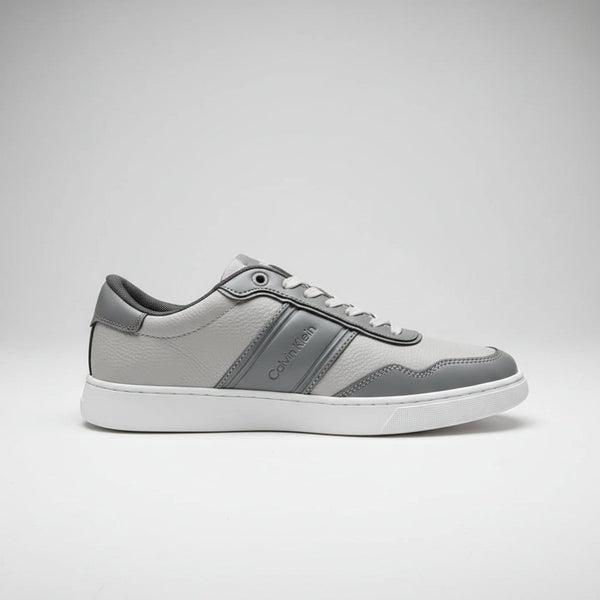 Calvin Klein Lo Top Lace Up Logo Grey Multi - Shazem - MENS SNEAKERS - CALVIN KLEIN