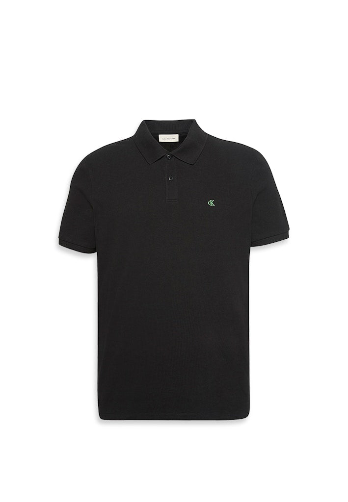 CALVIN KLEIN CM CASUAL PIQUE CLASSIC POLO BLACK - Shazem