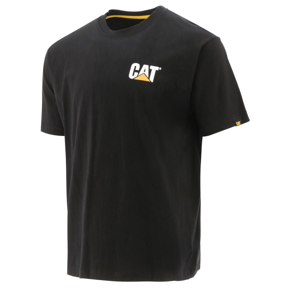 Caterpillar Trademark Tee Black - Shazem - MENS T - SHIRTS - CAT
