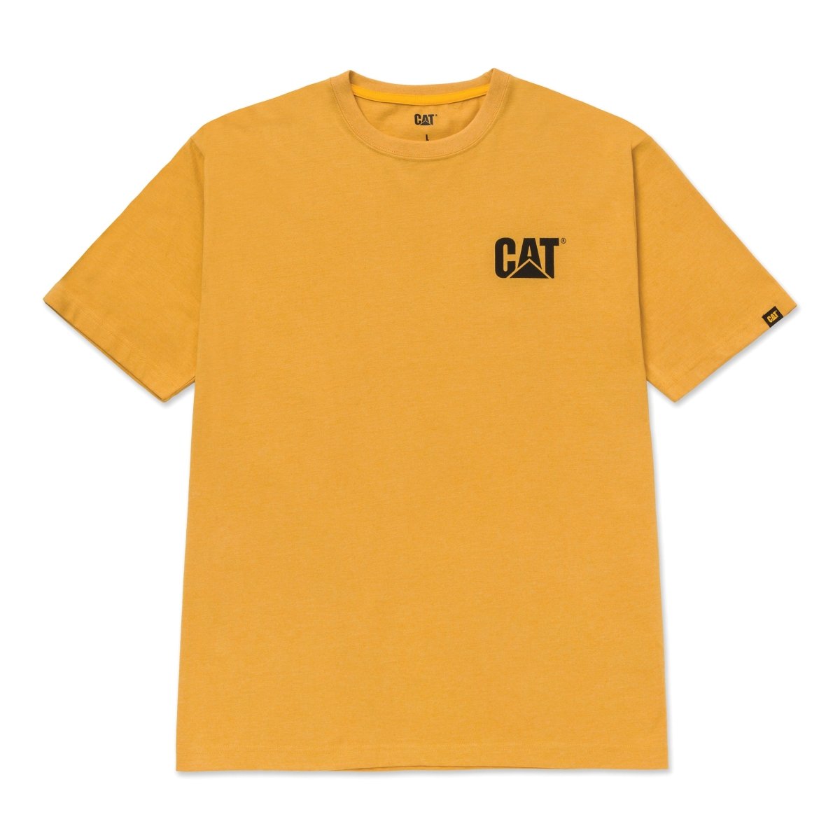 Caterpillar Trademark Tee Mustard - Shazem - MENS T-SHIRTS - CAT