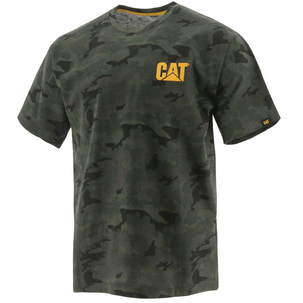 Caterpillar Trademark Tee Night Camo - Shazem - MENS T - SHIRTS - CAT