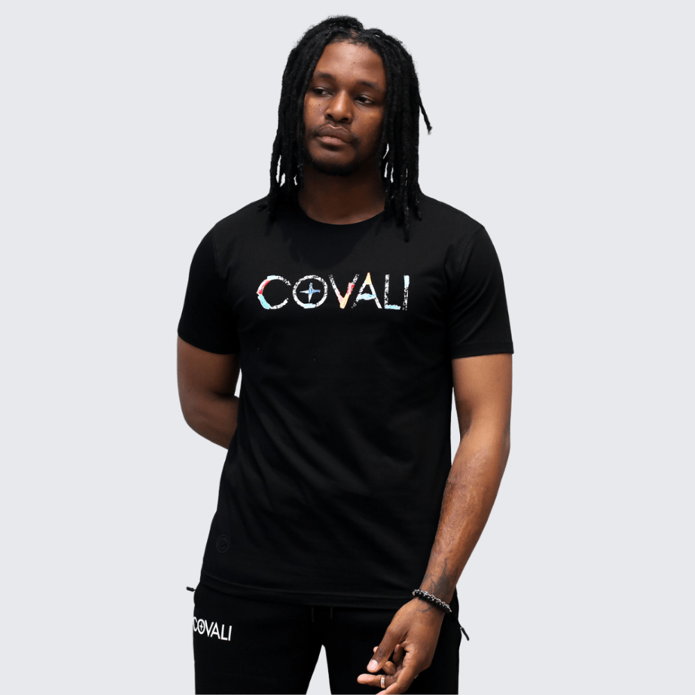 Covali Colpo Tee Black - Shazem - MENS T - SHIRTS - COVALI