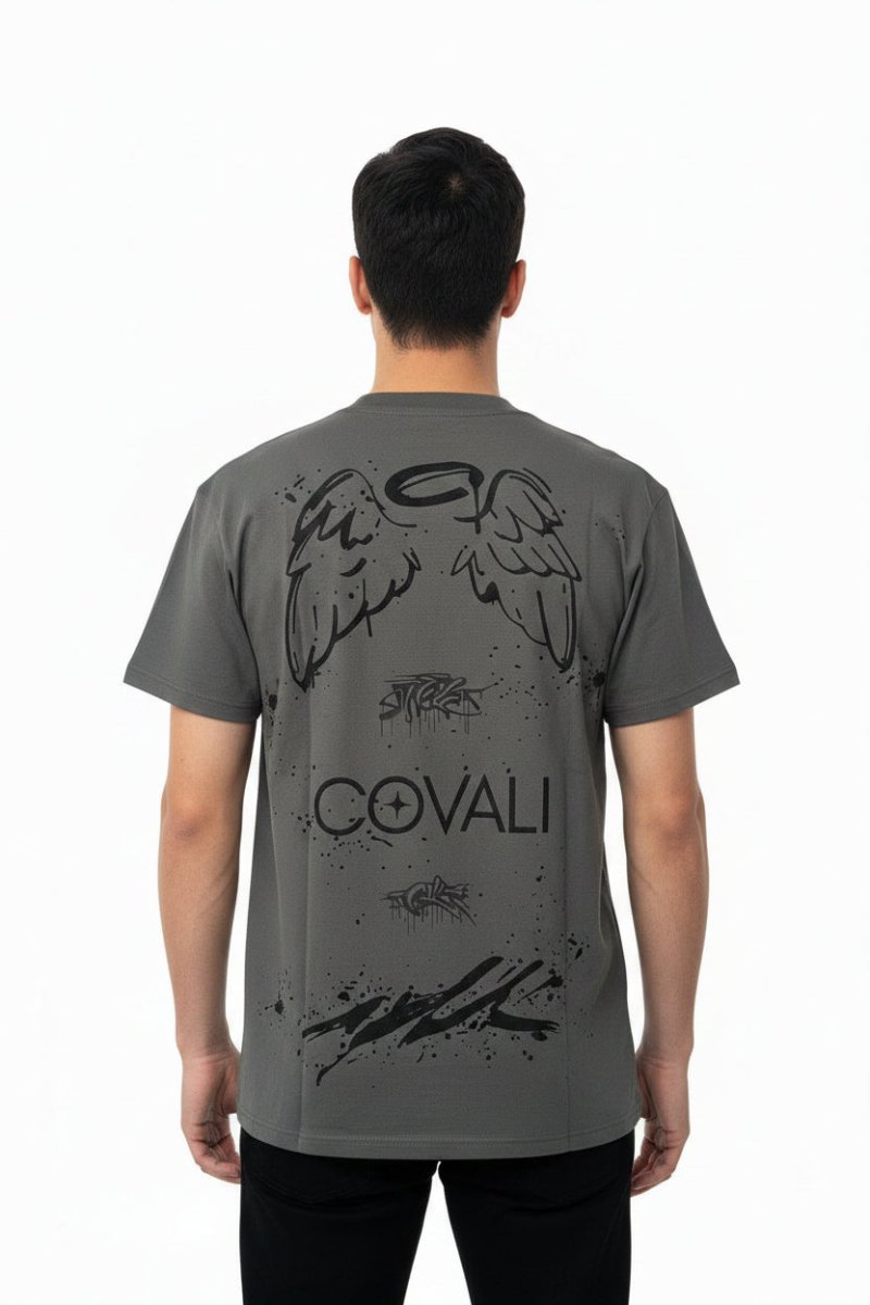 Covali Vala Tee D Grey Box - Shazem - MENS T-SHIRTS - COVALI