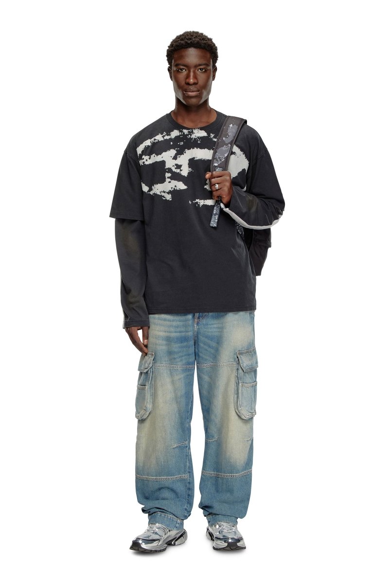 Diesel Boxt-N14 Tee Black | Shazem
