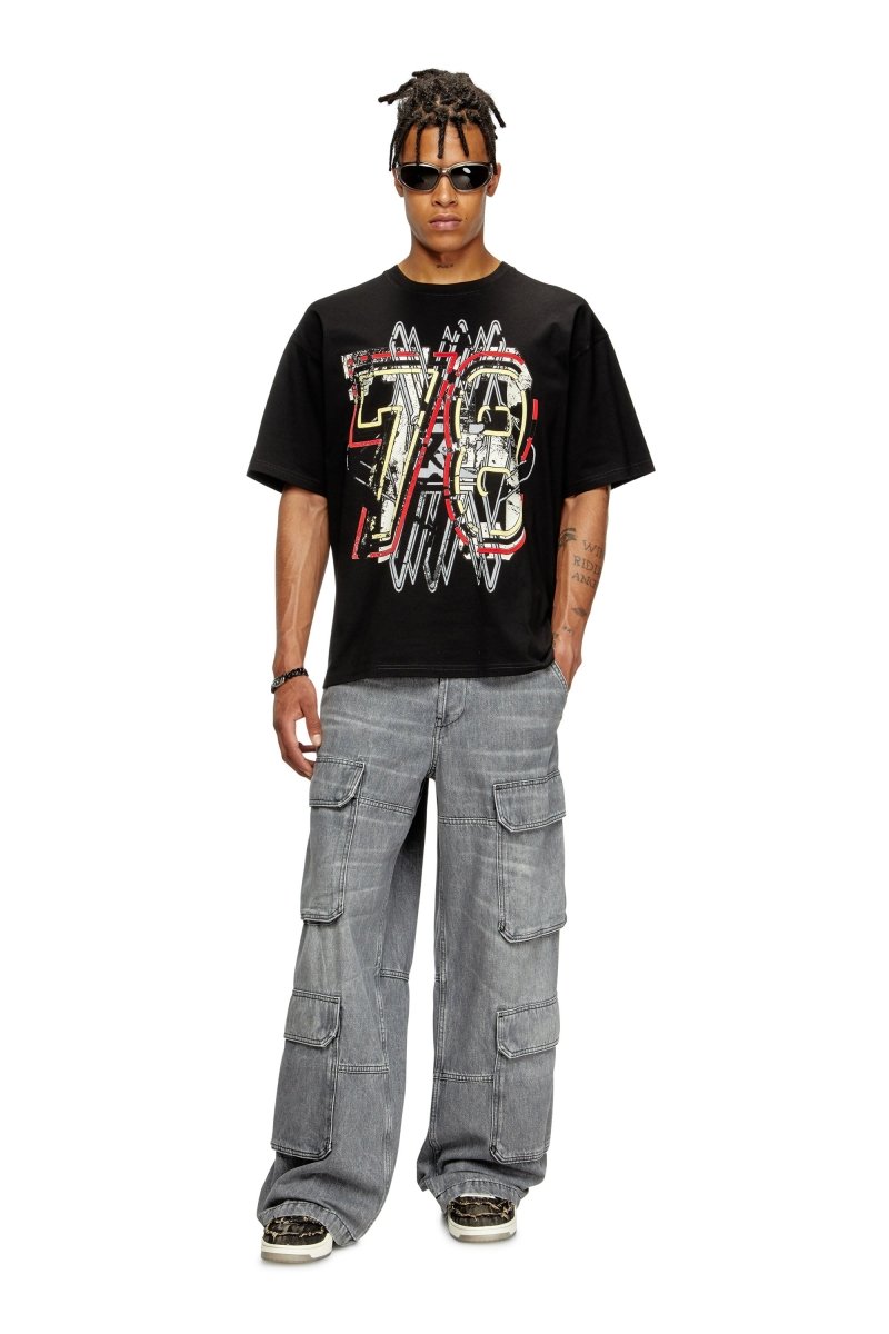 Diesel Boxt-T8 Tee Black | Shazem
