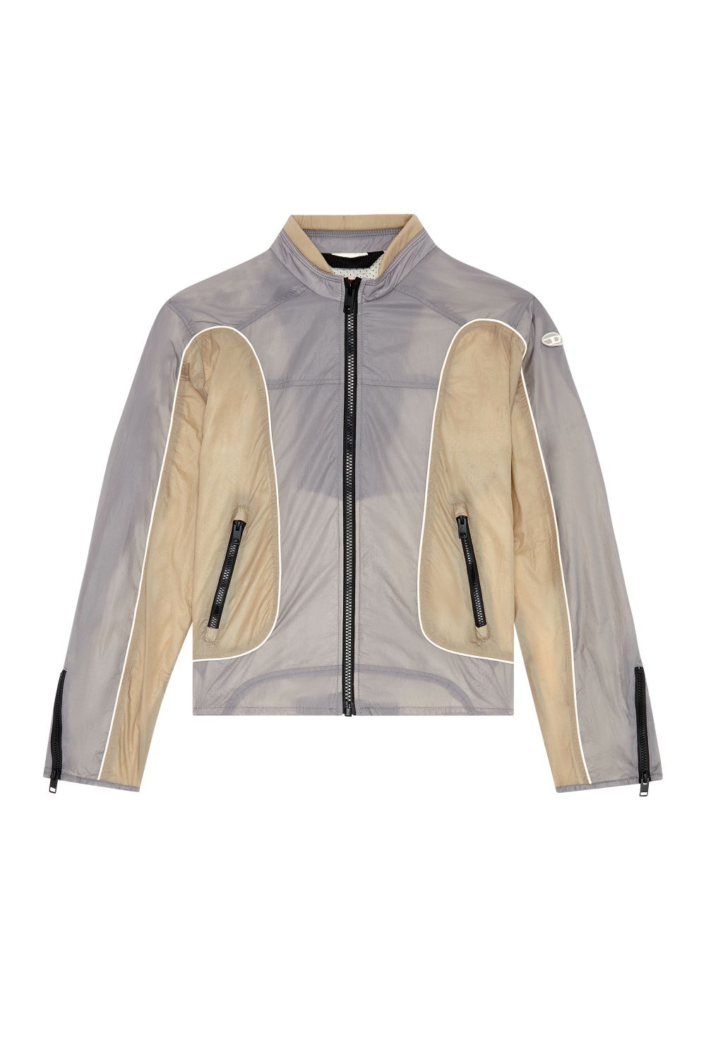 DIESEL CM J-BLINKID-A JACKET GREY/BROWN - Shazem