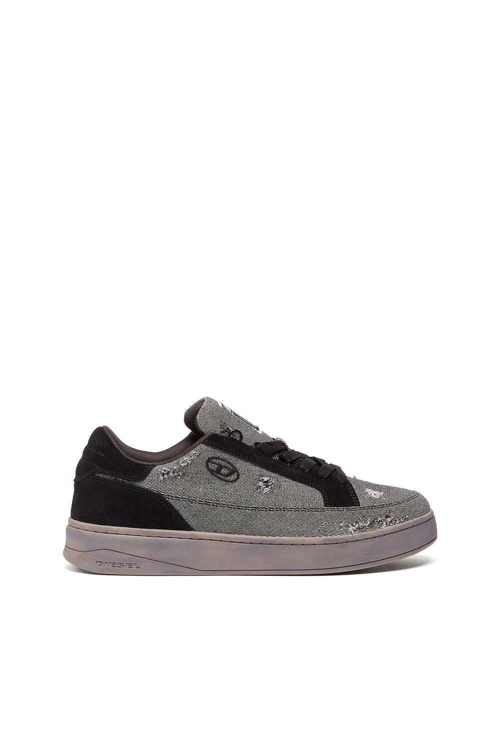 DIESEL FM S-SINNA LOW SNEAKERS GREY/BLACK - Shazem