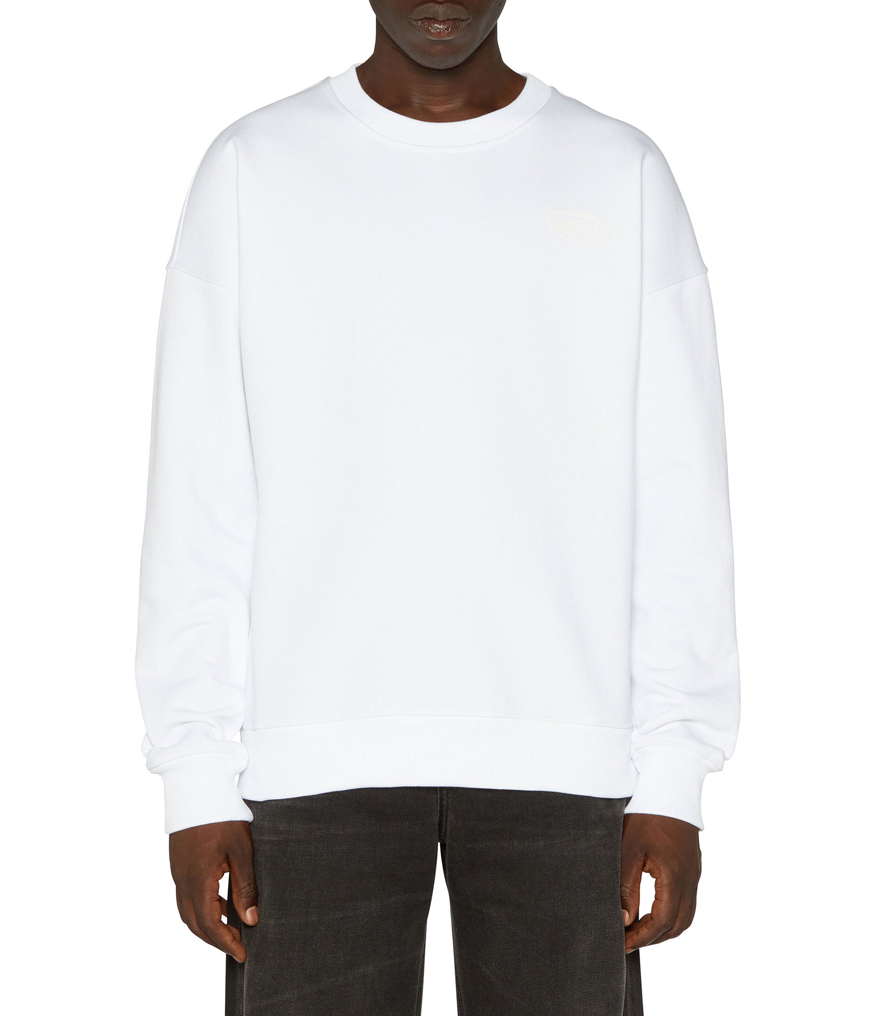 DIESEL CM ROB-R2 SWEATER WHITE - Shazem