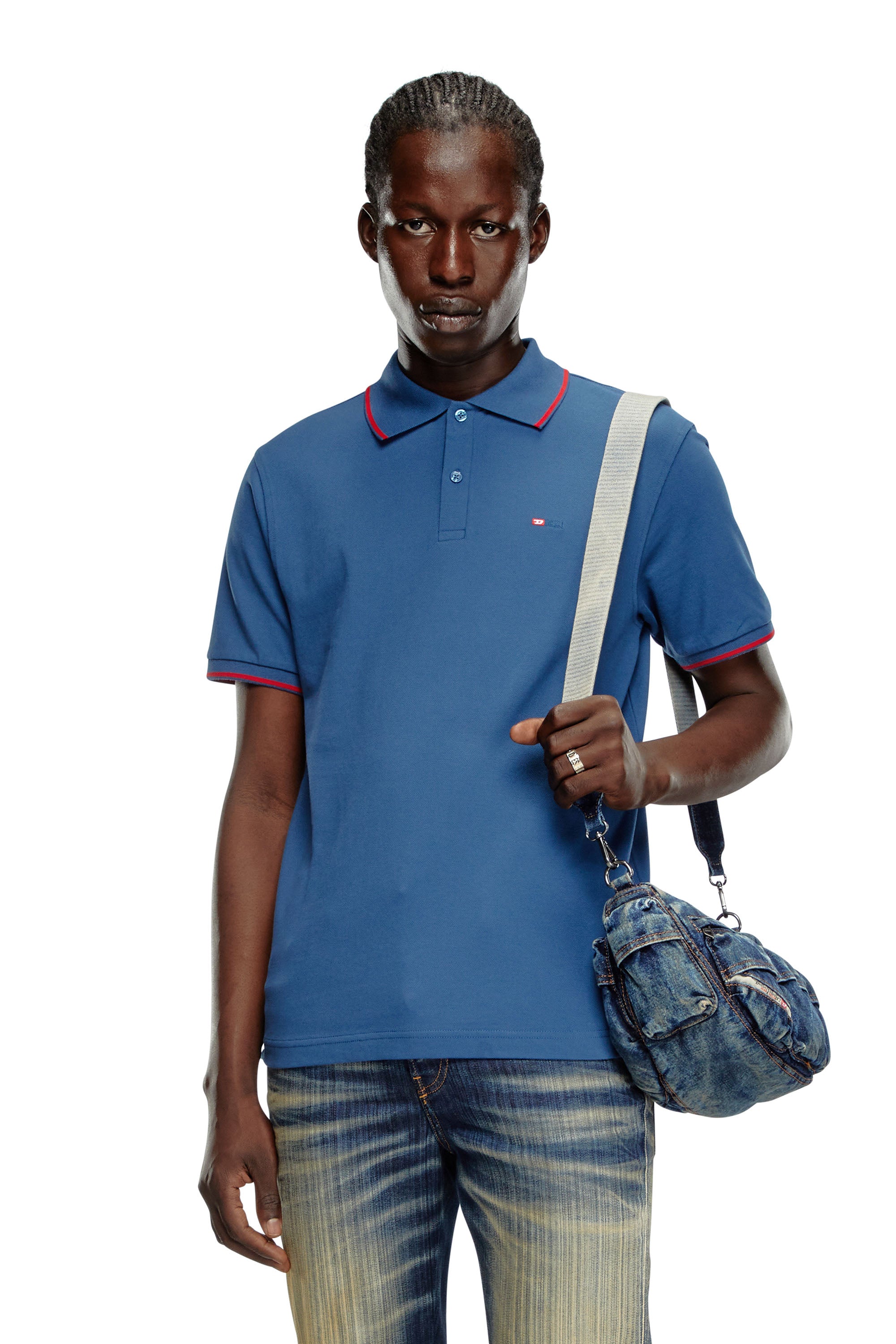 DIESEL CM T-FERRY-MICRODIV TEE BLUE - Shazem