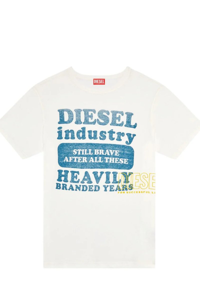 Diesel T - Just - N9 Tee White - Shazem - MENS T - SHIRTS - DIESEL