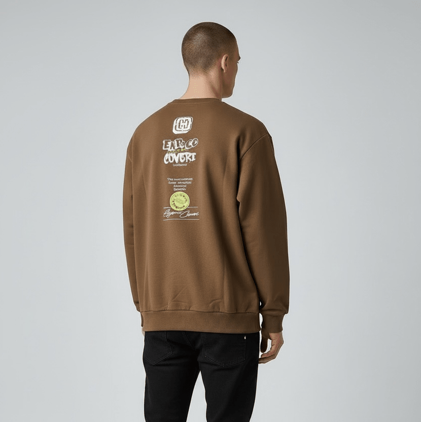 Enrico Coveri Sweater 12 Camel - Shazem - MENS SWEATER - ENRICO COVERI