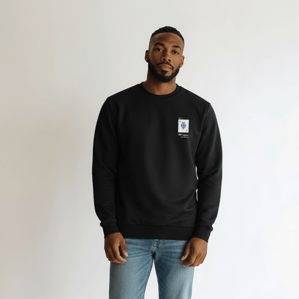 Enrico Coveri Sweater 4 Black - Shazem - MENS SWEATER - ENRICO COVERI