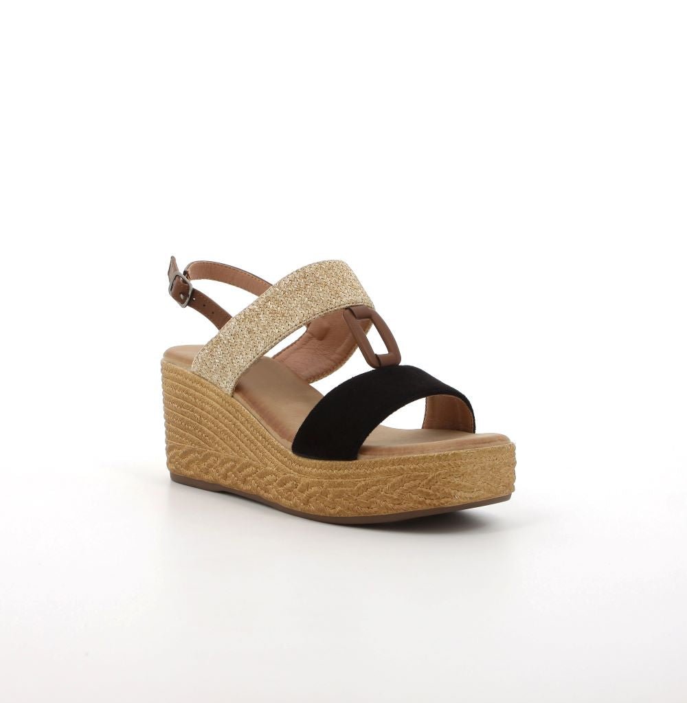 Footworks Tereza Black - Shazem - WOMENS SANDALS - FOOTWORKS