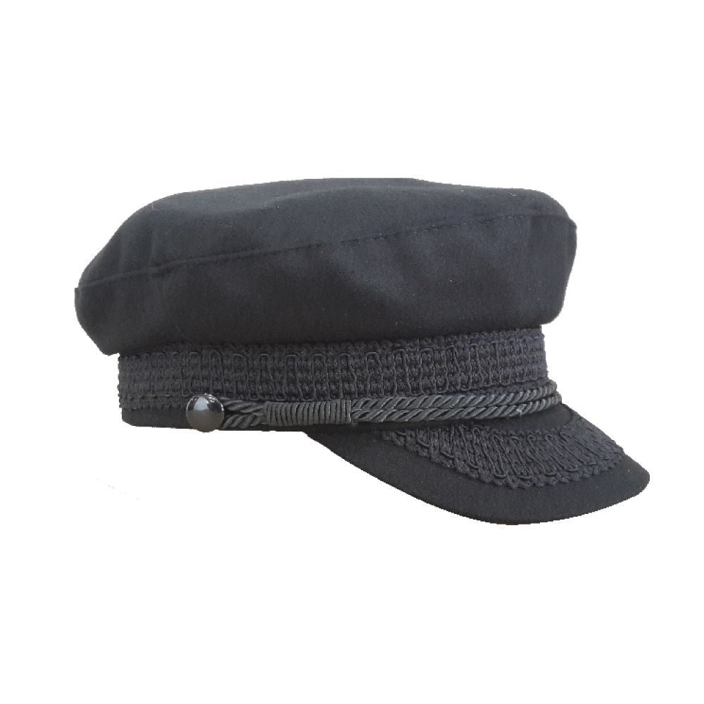 GREEK FISHERMANS AX CAP BALCK - Shazem