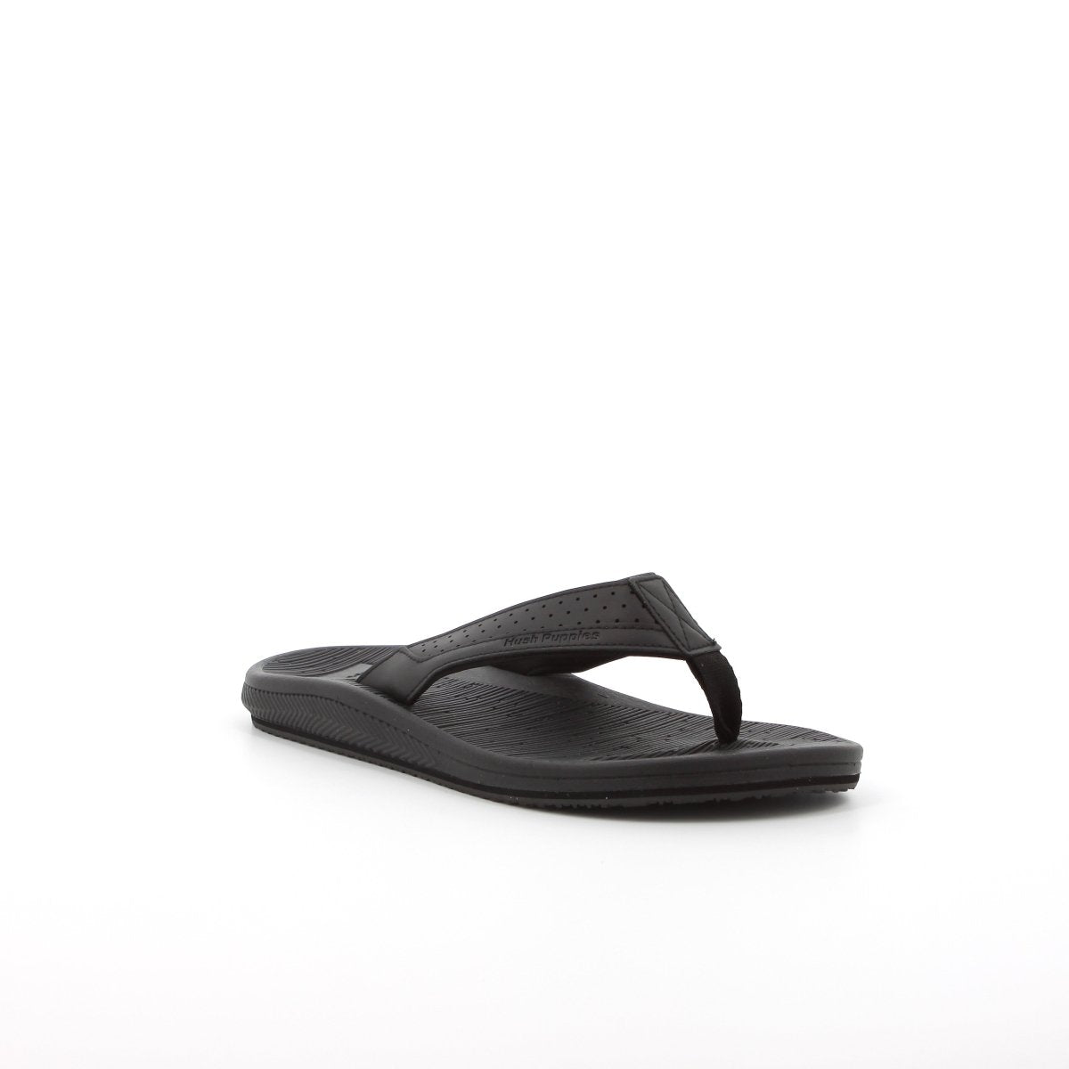 Hush Puppies Strut Black - Shazem - MENS SANDALS - HUSH PUPPIES