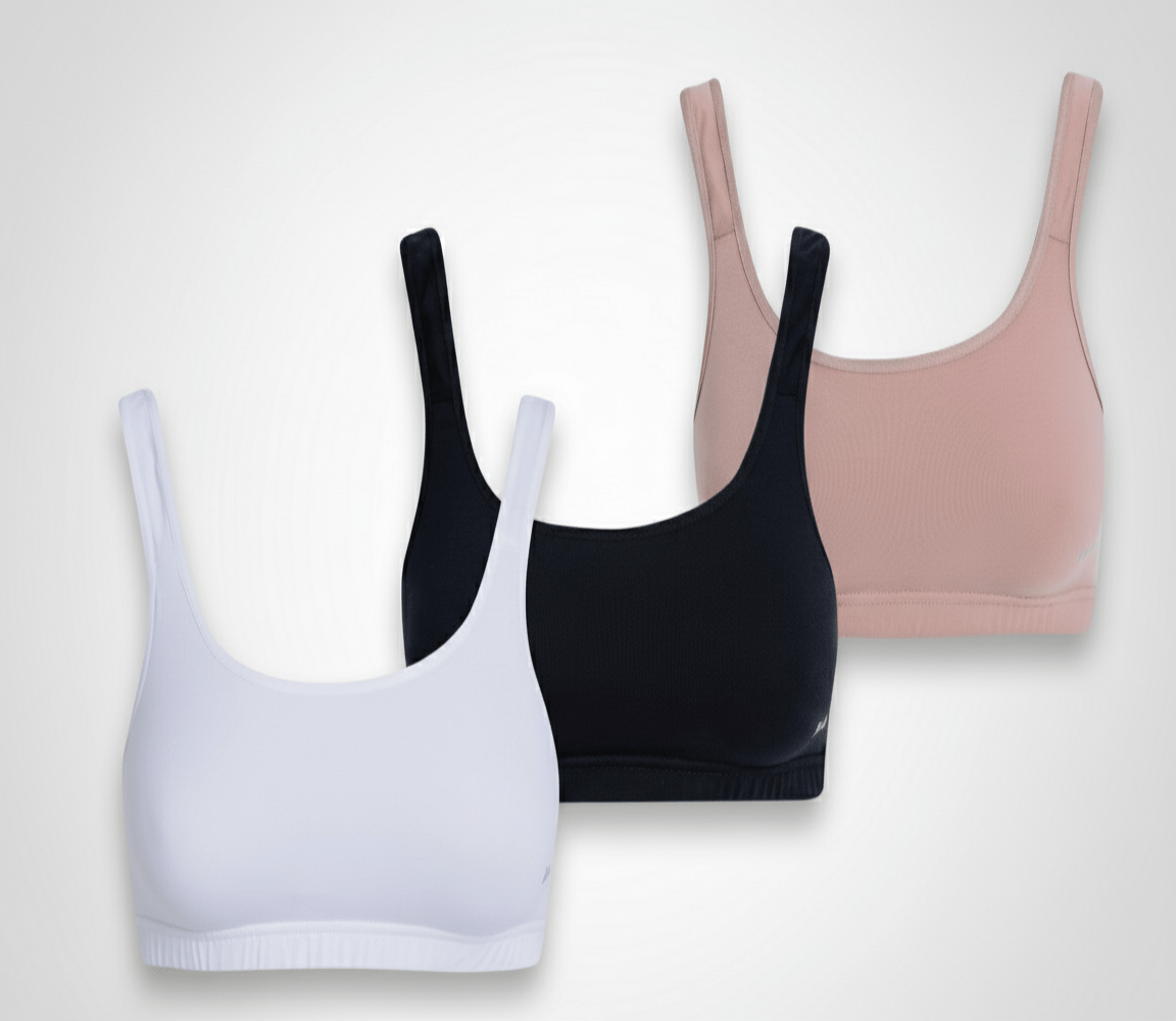 Jockey 3PK Cotton Stretch Crop Top - Shazem - WOMENS UNDERWEAR - JOCKEY