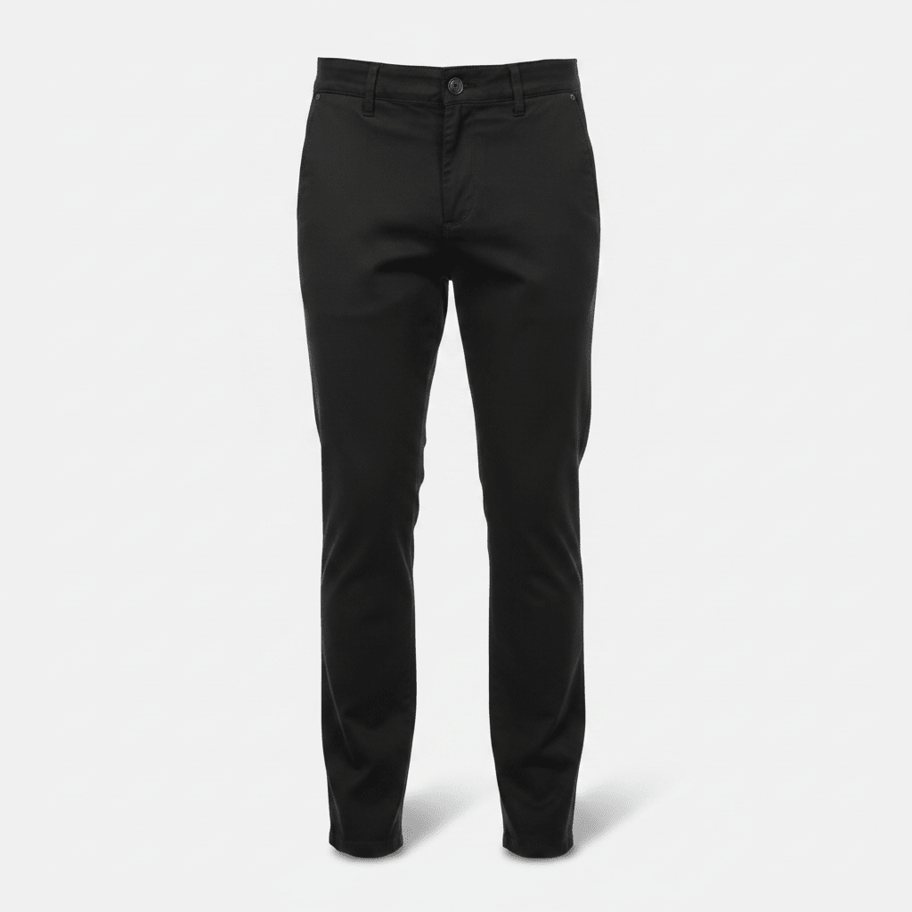 Kamopies Slim Fit Chino Black - Shazem - MENS CHINOS - KAMOPIES