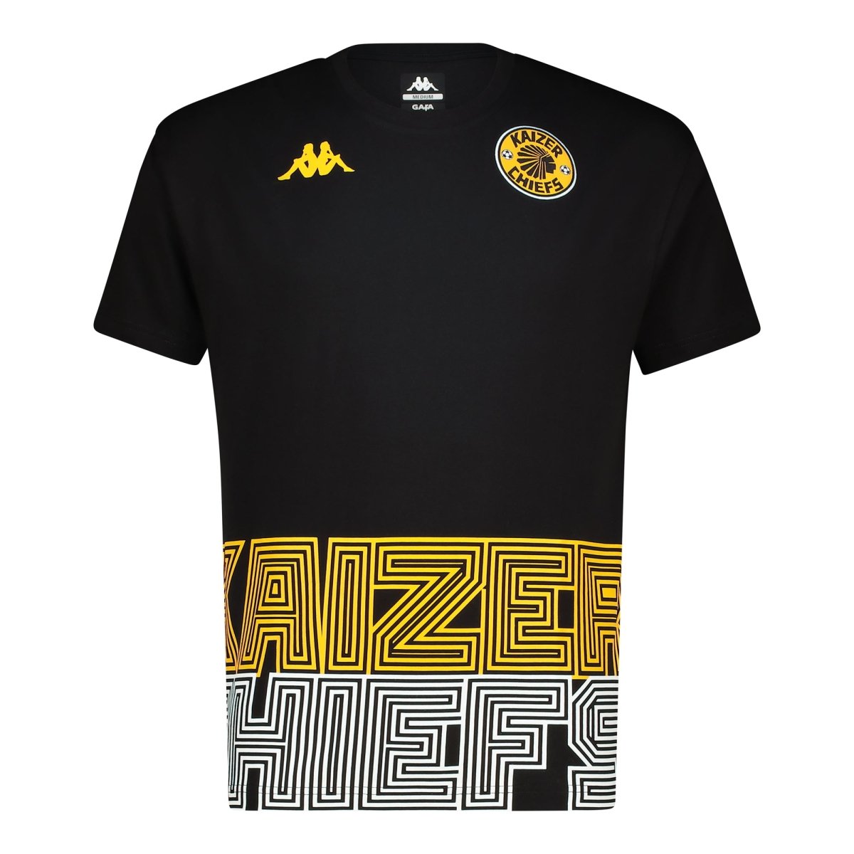 Kappa Ametod Tee Black - Shazem - MENS T - SHIRTS - KAPPA