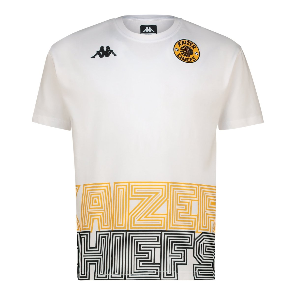 Kappa Ametod Tee White - Shazem - MENS T - SHIRTS - KAPPA