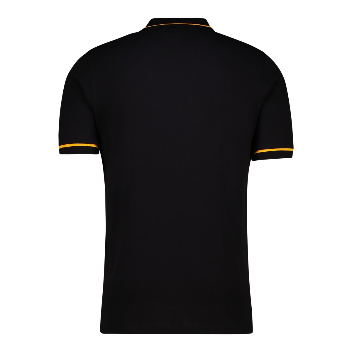 Black Kappa Avrus golfer men's T-shirt with Kappa logo and sporty design, casual wear for active or everyday use.