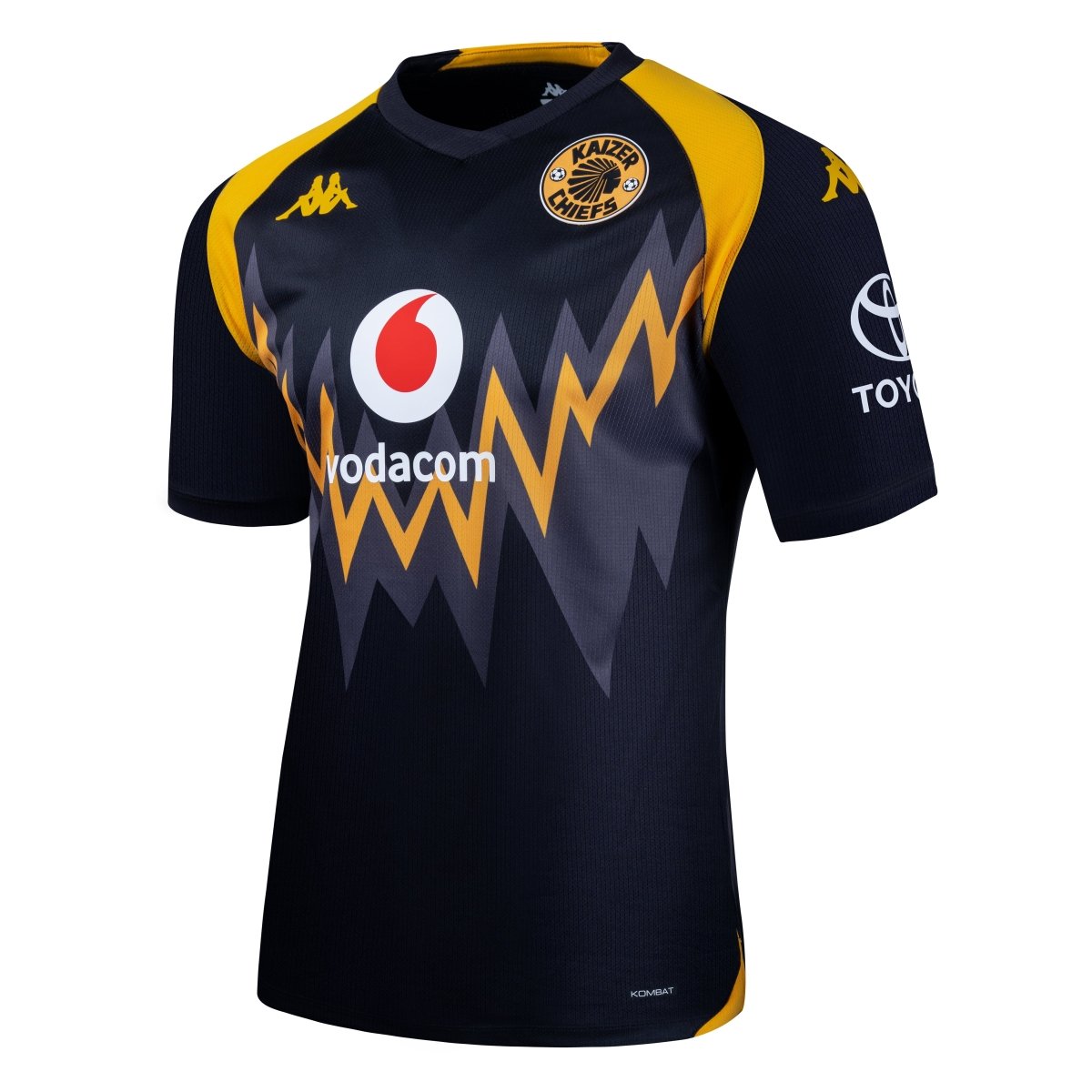 Kappa Kombat 2027 Away Black/Yellow - Shazem - MENS T-SHIRTS - KAPPA