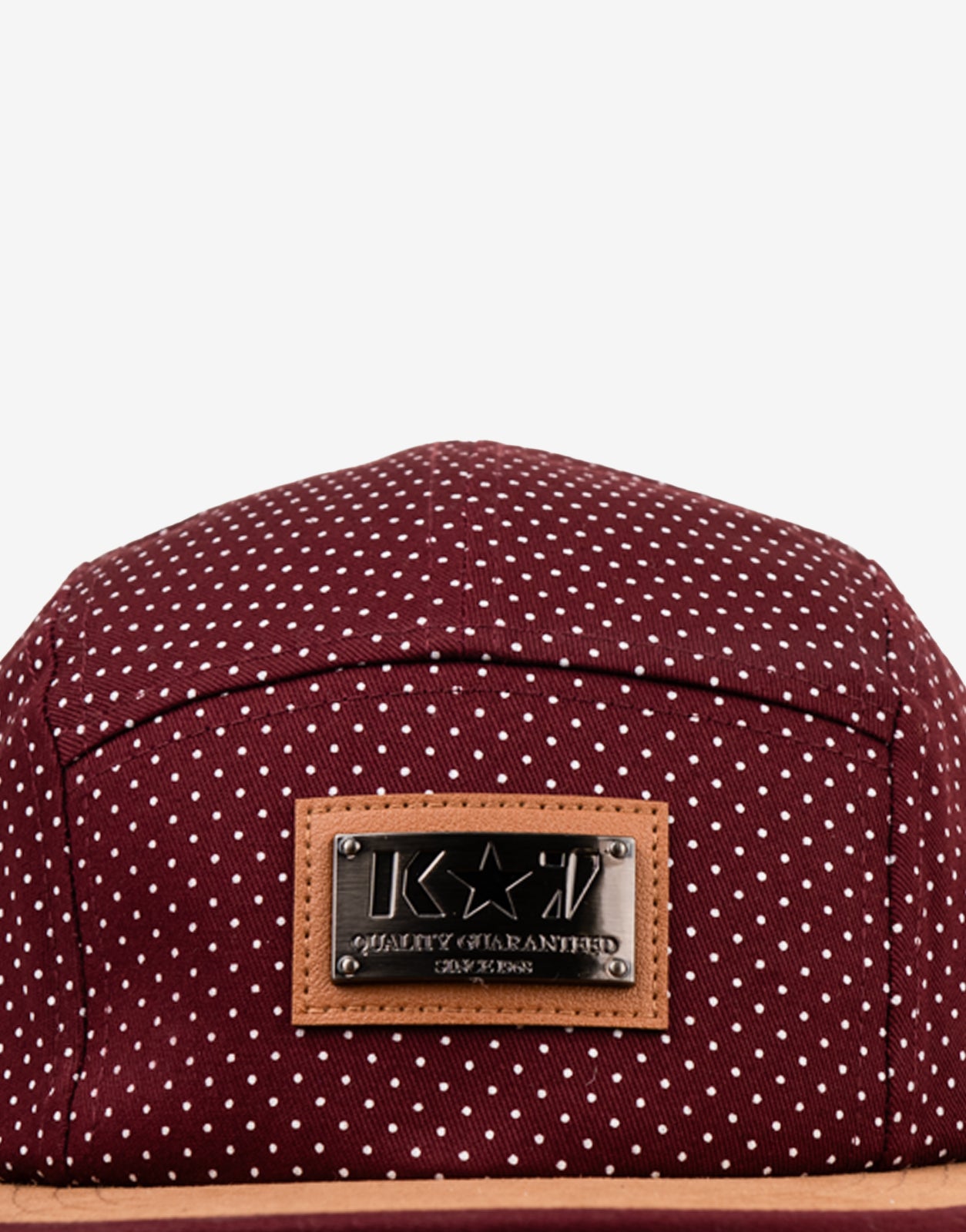 KLEVAS AM ROMA PEAK CAP BURGANDY