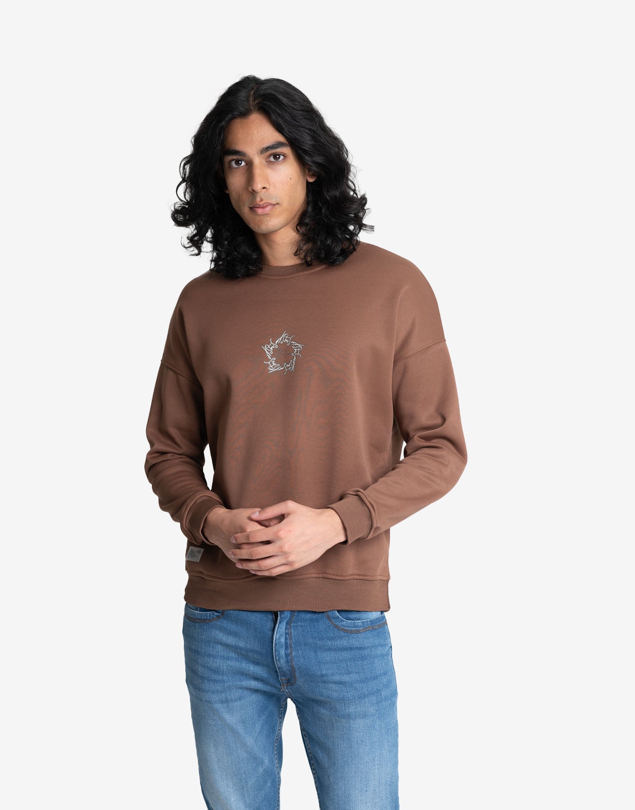 KLEVAS CM JUGGLE PULLOVER CHOCOLATE - Shazem