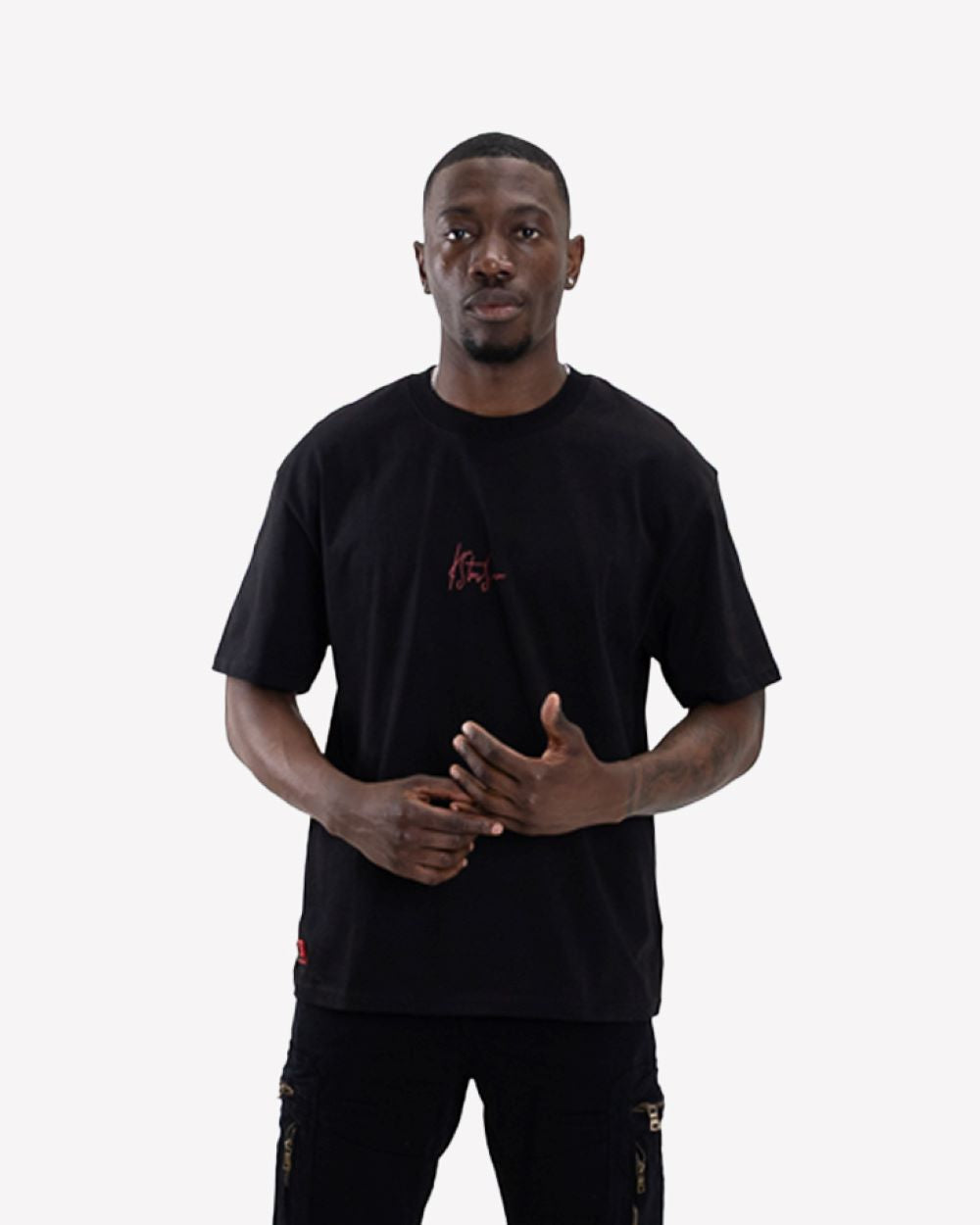KLEVAS CM FANG TEE BLACK