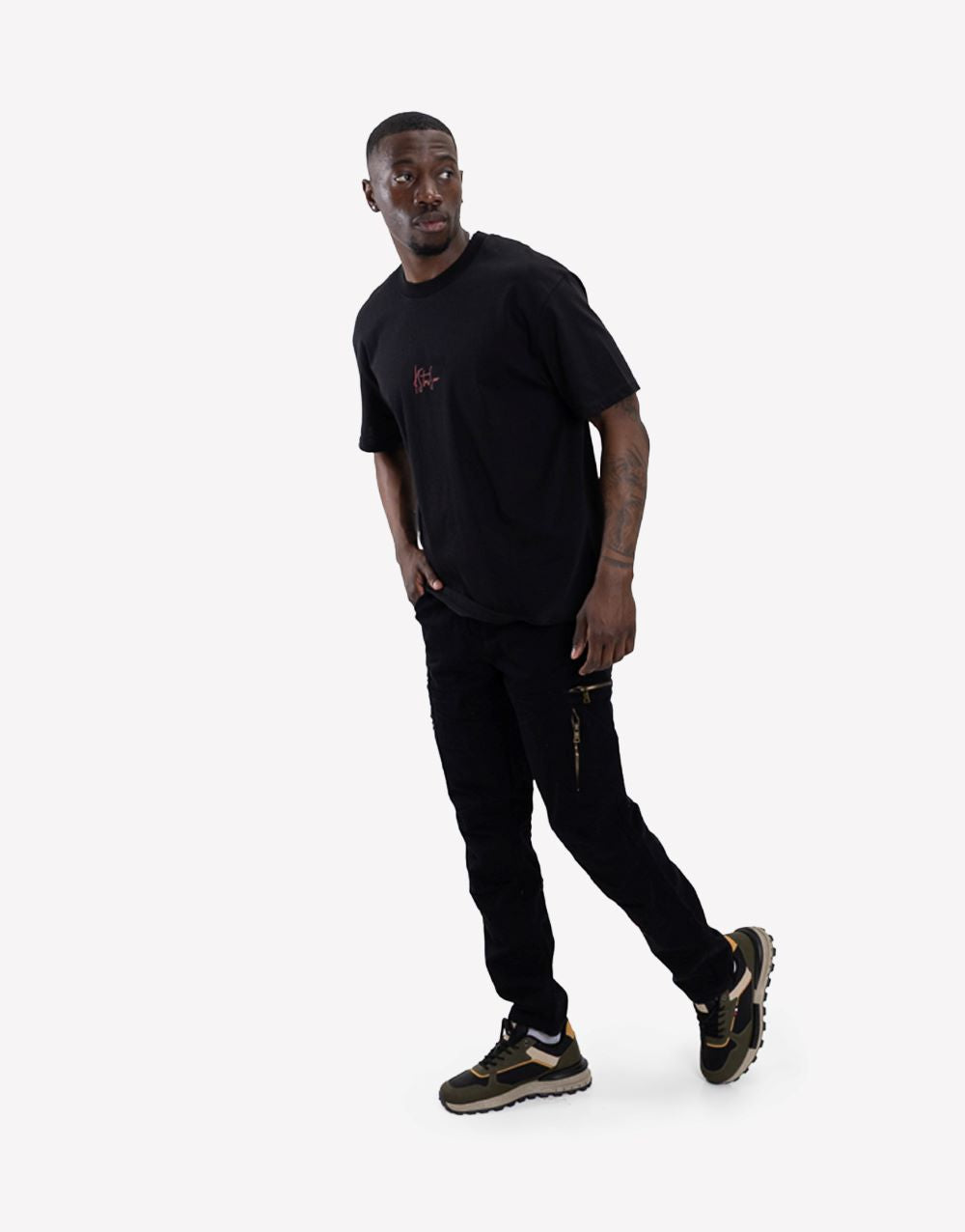 KLEVAS CM FANG TEE BLACK